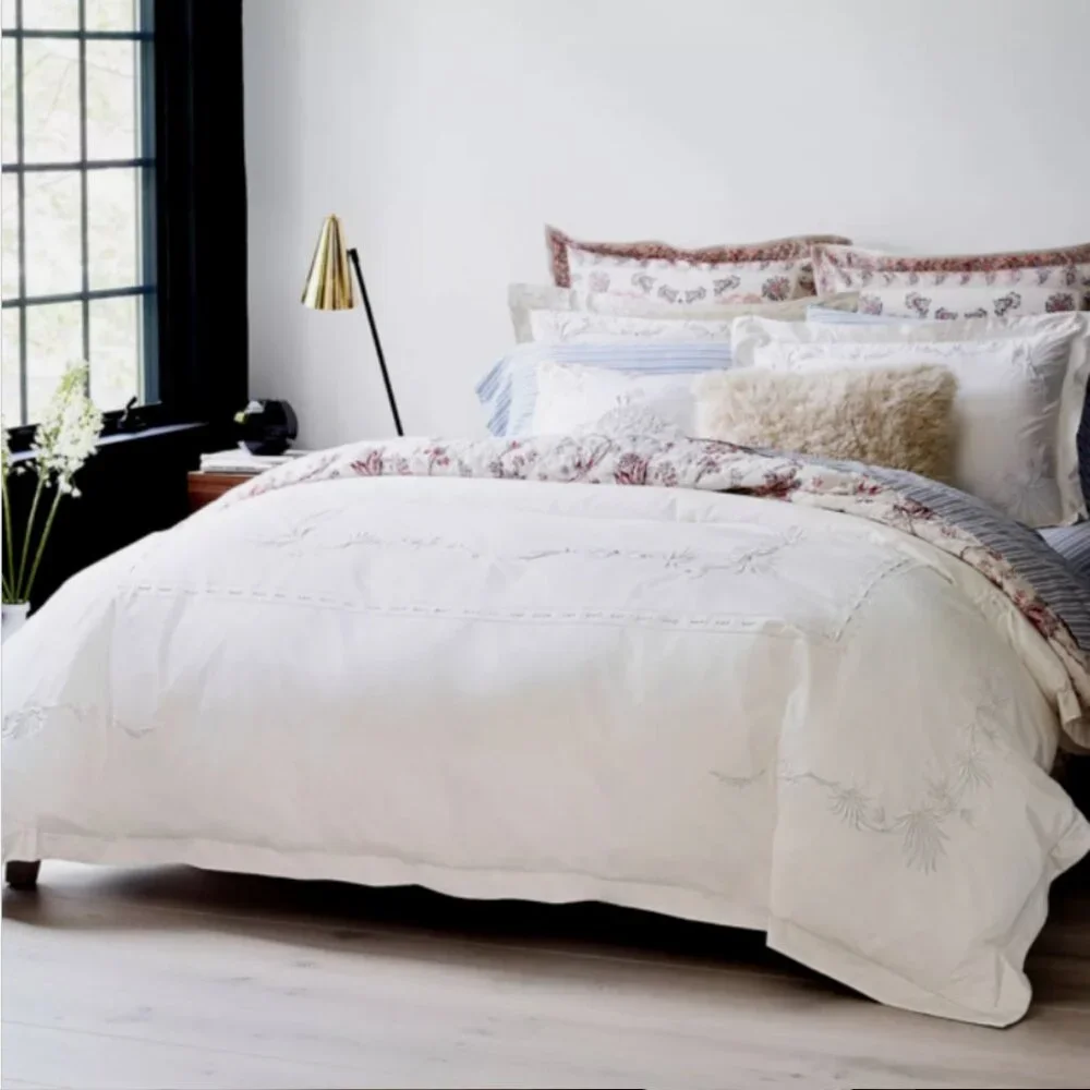 4 Pc Set Ralph Lauren Hillsboro Islesboro Duvet Cover Set